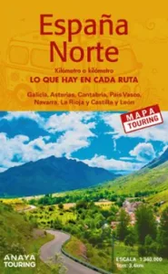 Mapa Touring España Norte 1:340.000